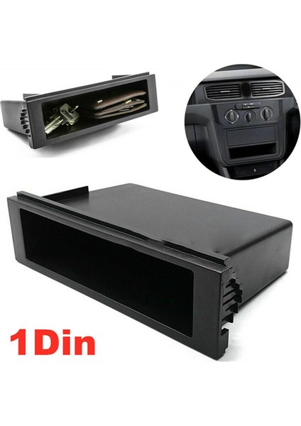Evrensel Araba Çift 1 Din Dash Cup Tutucu Saklama Kutusu Stereo Radyo Için Plastik (Yurt Dışından) fiyatları