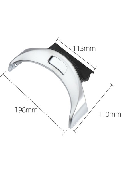 3x Abs+Pc Merkez Konsolu Kolçak Anahtar Düğmesi Trim Kapak Mercedes Benz C Glc Sınıfı W205 W253 2015-2020 (Yurt Dışından) fırsatları