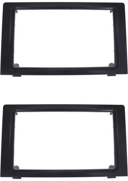 2x Araç Stereo Radyo Fasya Göster Paneli 2 Din Çerçeve Trim Kiti Saab 9-3 2007-2011 (Yurt Dışından)