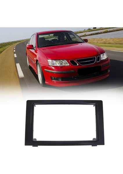 2x Araç Stereo Radyo Fasya Göster Paneli 2 Din Çerçeve Trim Kiti Saab 9-3 2007-2011 (Yurt Dışından) modelleri