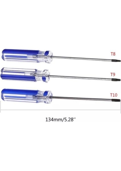 6x T8/T9/T10 Tercaborel Döyel Tornavida Güvenlik Torx Sürücü Sökme Xbox Ps3 (Yurt Dışından)