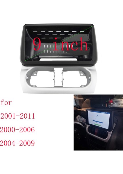 9 Inç Araba Çerçevesi Fasya Adaptörü Kanbus Kutu Kod Çözücü Android Radyo Çizgi Montaj Paneli Kiti Opel Combo Corsa Tigra (Yurt Dışından)