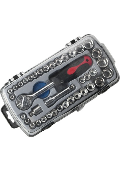 40 Parçalı Soket Kombinasyon Seti Soket Anahtarı Seti Otomatik Tamir Araçları Ev Donanım Araçları Soket Kombinasyon Araçları (Yurt Dışından)