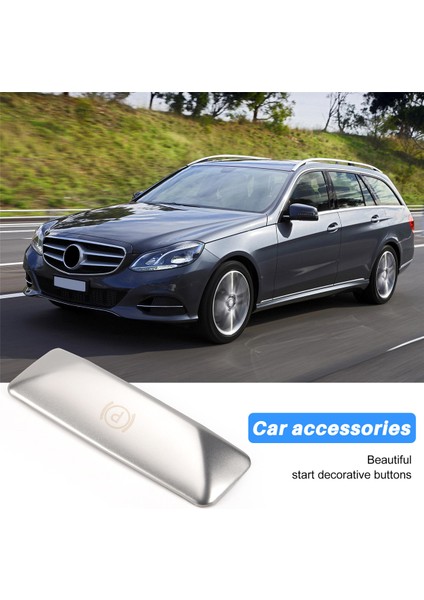 Araba P Düğmesi Ayak Freni Yayın Anahtarı Dekorasyon Çıkartmaları Mercedes Benz E Sınıfı W212 C Sınıfı W204 Glk Aksesuarları (Yurt Dışından) indirimleri