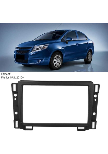 2 Din Araba Radyo Fasyası Chevrolet Saıl 2010+ DVD Stereo Çerçeve Plakası Adaptörü Montaj Çizgi Kurulumu Çerçeve Trim Kiti (Yurt Dışından) fiyatları