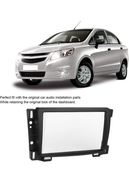 2 Din Araba Radyo Fasyası Chevrolet Saıl 2010+ DVD Stereo Çerçeve Plakası Adaptörü Montaj Çizgi Kurulumu Çerçeve Trim Kiti (Yurt Dışından) modelleri