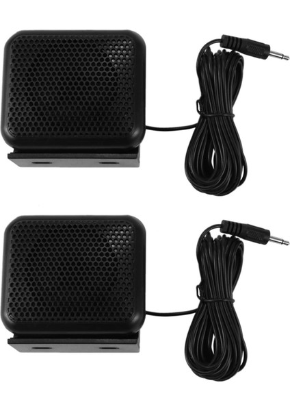 Motorola Ham Radio Cb Hf Alıcı-Iletimi Için Icom Için Kenwood Için Yaesu Için 2x Mini Harici Hoparlör NSP-100 (Yurt Dışından)