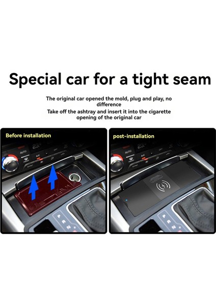 Audi A6 C7 A7 S6 Rs6 S7 Rs7 2011-2018 Telefon Şarj Cihazı USB Hızlı Şarj Trim (Yurt Dışından) modelleri