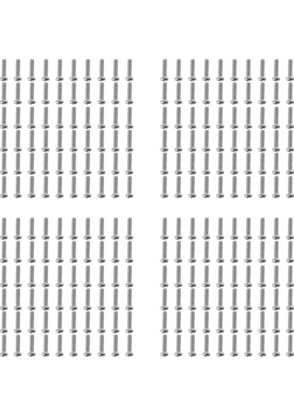 M2 x 8mm 304 Paslanmaz Çelik Phillips Pan Kafa Vidaları Cıvata 240 Pcs (Yurt Dışından)