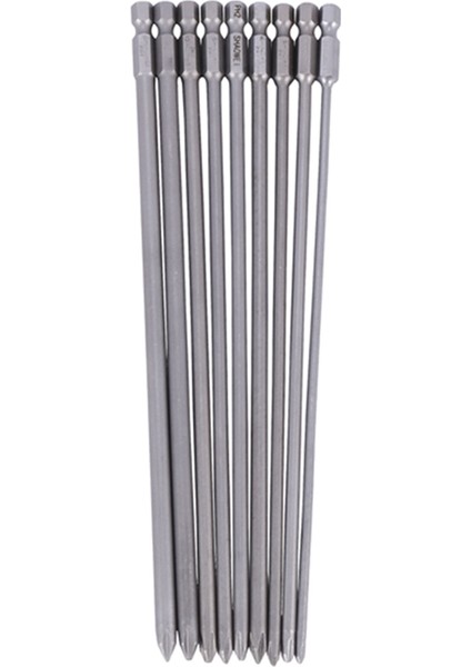 9pcs 1/4 Inç 200MM Ph1 Ph2 Ph2 Phillips Manyetik Uzun Hex Çapraz Kafa Tornavida Bitleri S2 Elektrik Matkabı Güç Sürücü Araçları (Yurt Dışından)
