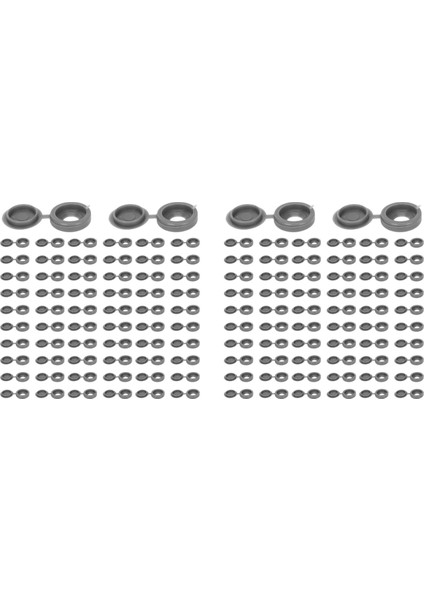 400 Adet Vidalı Kapak Plastik Menteşeli Vida Kafa Kapakları Vida Kapak Kapakları Snap-On Yedek Vidalı Dekoratif Kapaklar (Gri) (Yurt Dışından) fiyatları