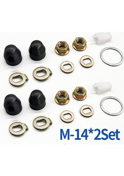 M14 2set Ebıke Tekerlek Motor Mili 14MM Mil Vidalı Kaplama Çöpçi/ara/somun Kapağı 500-5000W Motor Için E-Bisiklet Tekerleği Kilidi (Yurt Dışından) fiyatları