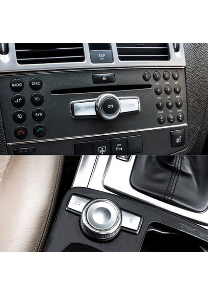 4x Araba Multimedya Hacim Düğmeleri Dekorasyon Çıkartmaları Mercedes Için Kapak Kaplama Benz C E Sınıf W204 Cls Glk ML350 C180 E260 (Yurt Dışından) fırsatları