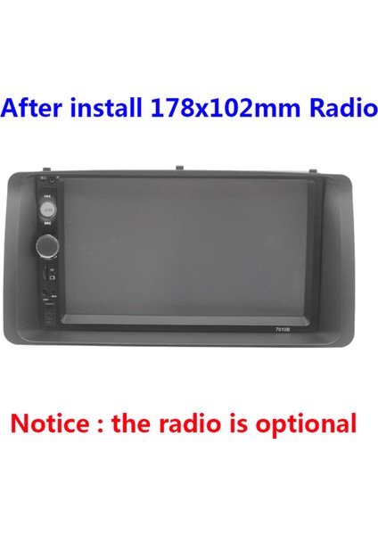 2x Araç Gösterge Tablosu Çerçeve Radyo Fasya Dash Mp5 Toyota Corolla Için Player DVD Adaptör Çerçevesi 2003 2004 2005 2006 (Yurt Dışından) modelleri
