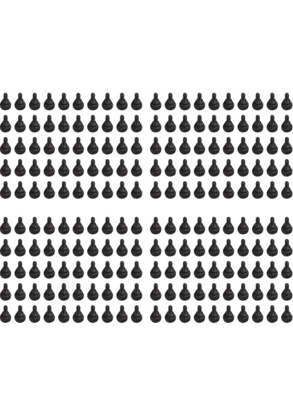 Pc Bilgisayar Kılıfı Thumbscrews M3.5 Başparmak Vidaları Siyah 200 Pcs (Yurt Dışından)