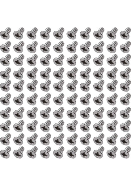 M3 x 6mm Phillips Düz Head Countersunk Cıvatalar Makine Vidaları 400 Pcs (Yurt Dışından) fiyatları