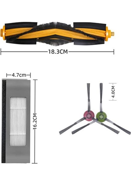 Ecovacs Deebot Ozmo 950/920/N8/T8/T8+/T8 Aıvı+/t9/t5 Elektrikli Süpürge Ana Fırça, Filtre, Yan Fırçalar Için Aksesuarlar (Yurt Dışından) modelleri