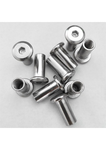 80 Pcs Vida Post 5/16 Inç (8mm) Delik Dia Erkek M6X20MM Kadın M6X18MM Kemer Toka Bağlama Cıvataları Deri Bağlantı Elemanı (Yurt Dışından) indirimleri