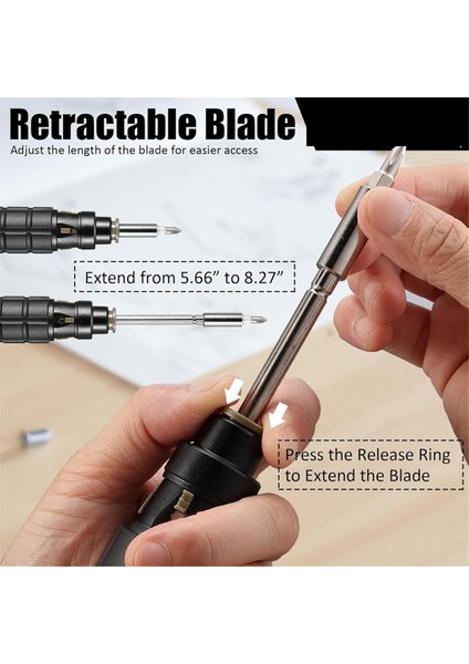 Phillips/slotted/torx/hex Bits ve 1/4 Inç Somun Sürücüsü ile 10 Arada Multibitli Cırcır Tornavida, Kemer Torbası ile (Yurt Dışından) fiyatları