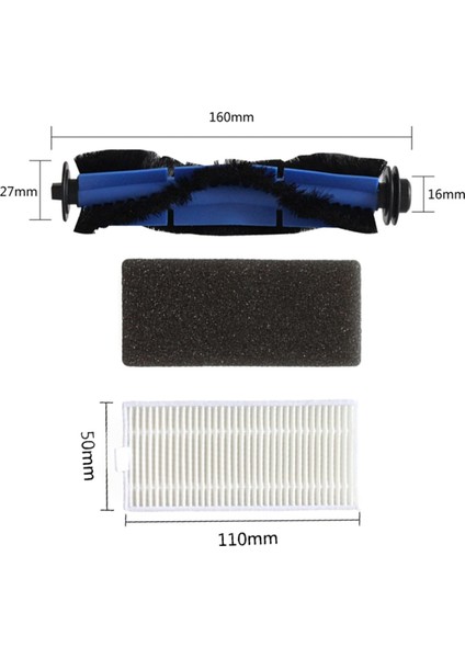 Kyvol Cybovac E20 E30 E31 EC30MQ Robot Vakum Ana Fırça Yan Fırça Filtresi, Vakum Parçaları Için Yedek Ekler (Yurt Dışından) modelleri