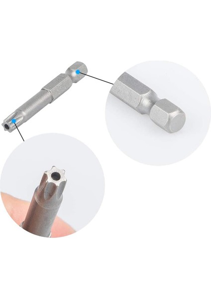 24 Paket Torx Kafa Tornavida Bit Seti 1/4 Inç Hex Shank T5-T40 Yıldız Tornavida Alet Kiti 2 Paket Saplı (Yurt Dışından) modelleri