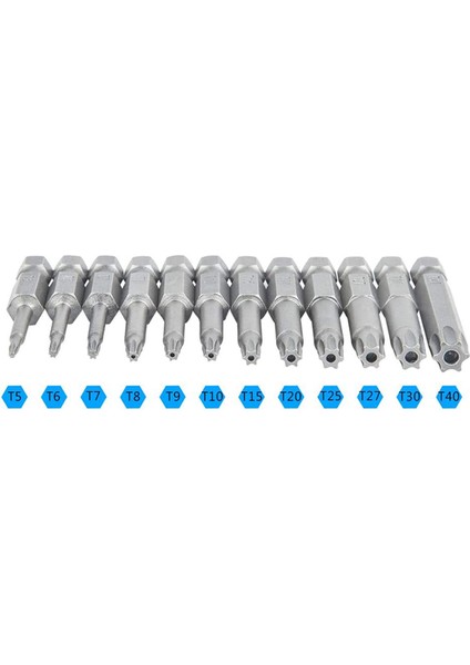24 Paket Torx Kafa Tornavida Bit Seti 1/4 Inç Hex Shank T5-T40 Yıldız Tornavida Alet Kiti 2 Paket Saplı (Yurt Dışından) indirimleri