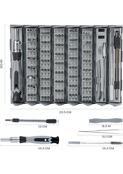Hassas Tornavida Seti 126-1 Arada Profesyonel Bakım Aracı Seti (Yurt Dışından) fiyatları