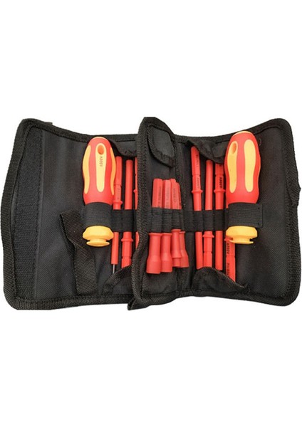 Yalıtılmış Elektrikli Tornavida Seti Manyetik Değiştirilebilir Tornavida Hanehalkı Cihazı Onarım Araçları (Yurt Dışından)