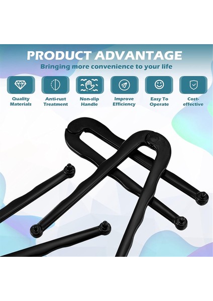 3/4/5mm Delinmiş Dahil Dahil Teraze Arka Pedler Için 3 Çelik Ayarlanabilir Yüz Anahtar Pimi Pense Araçları Seti (Yurt Dışından) modelleri