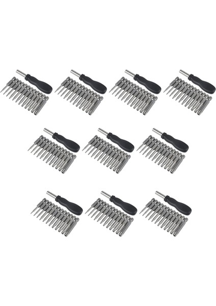 120 Paket Torx Kafa Tornavida Bit Seti 1/4 Inç Hex Shank T5-T40 Yıldız Tornavida Alet Kiti 1 Paket Tutma (Yurt Dışından)