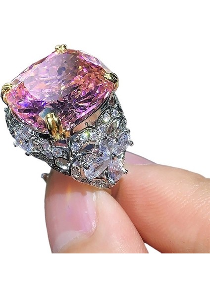 2024 Yeni Yüzük Retro Moda Kuş Yuvası Zümrüt (Yurt Dışından)