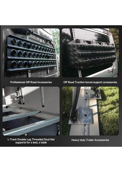 8 Adet L Track Track Rail ile Kullanılan Kamyon Yatağı Için L Track Rail ile Kullanılan L-Track Çift Tabet Dişli Small Fikir Tavası, Römork Kargo (Yurt Dışından) modelleri