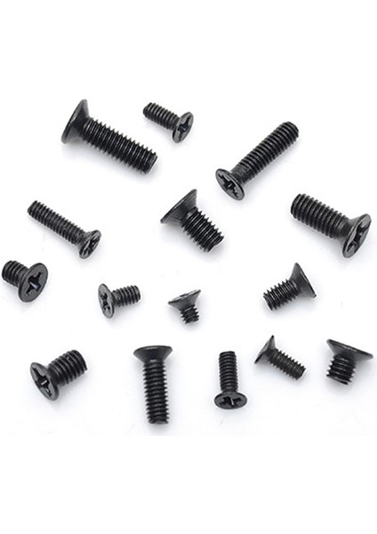 1440PCS Counterunk Düz Head Mini Vida Seti M1.4 M1.7 M2 M2.5 M3 Karbon Çelik Bilgisayar Defter Dizüstü Bilgisayar Vidaları Kiti (Yurt Dışından) indirimleri