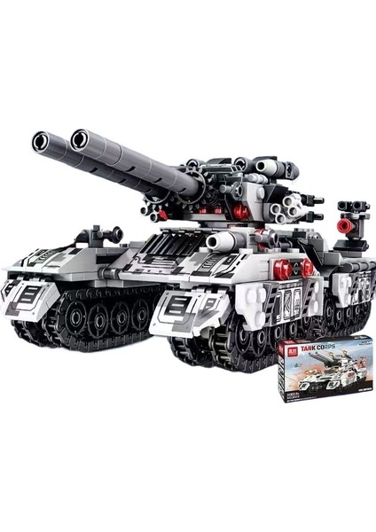 Tank Snow Eagle Tank 1688 Parçacık Jile Yapı Taşları Erkek Çocukları Için Birleştirin Çocuk Askeri Oyuncakları (Yurt Dışından)