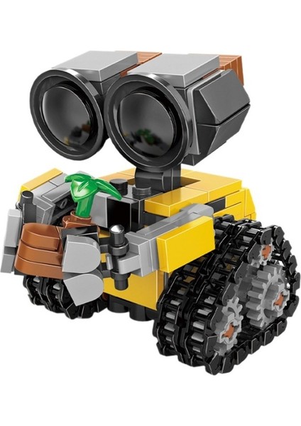 United Creative Assembly Dıy Oyuncak Bulmaca Yapı Taşları Wall-E Robot Boyut: 7,5*7,5*6,5 cm (Yurt Dışından)