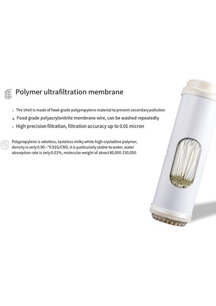 10 Inç Düz Tip Uf Içi Boş Elyaf Ultrafiltrasyon Membranları Filtre 0.01 Mikrometre Yüksek Akış Membranı Uf Kuru (Yurt Dışından) fırsatları