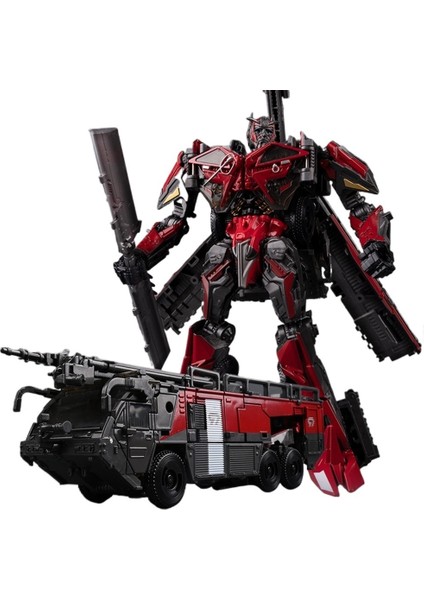 Transformatör Araba Robotu King Kong Parçası Alaşımlı Ateş Kahramanı Çocuk Oyuncağı (Yurt Dışından)