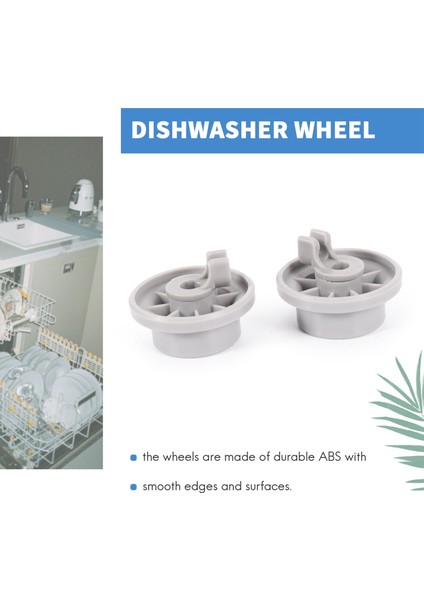Adet Bulaşık Makinesi Tekerleği Dayanıklı 165314 Bulaşık Makinesi Alt Raf Tekerlek Değiştirme Whirlpool ve Kenmore Bulaşık Makinesi Için Fit (Yurt Dışından) fırsatları