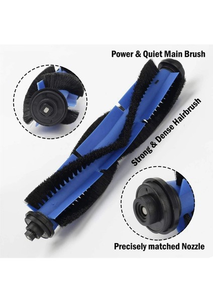 Eufy Robovac L70 Hibrit Robot Süpürge Ana Silindir Yan Fırça Paspas Bezleri Paçavralar Hepa Filtreler Aksesuarlar (Yurt Dışından) modelleri