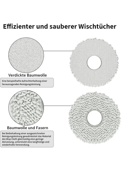 Ecovacs Deebot T30 Pro Omni Ana Yan Fırça Hepa Filtre Paspas Bezi Toz Torbaları Elektrikli Süpürge Parçaları (Yurt Dışından) fırsatları