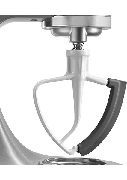 4,5-5 Quart Kitchenaid Devrilebilir Kafalı Stand Mikser Için Esnek Kenarlı Çırpıcı, Silikon Kenarlı Düz Çırpıcı Kase Kazıyıcı (Yurt Dışından) fırsatları