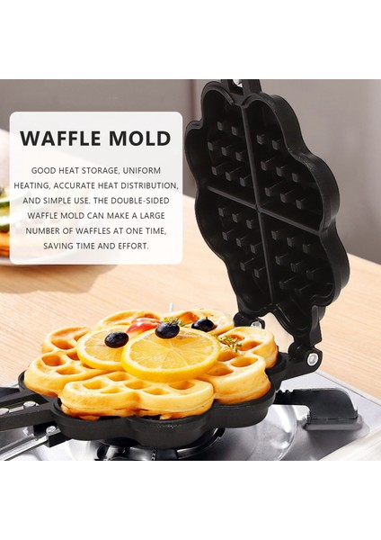 Gaz Tipi Ev Aşk Waffle Kalıp Pişirme Kalıp Ev Yapışmaz Kek Tava Dıy Waffle Makinesi (Yurt Dışından) fiyatları
