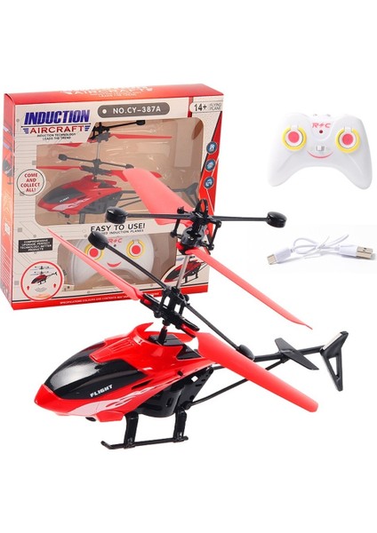 Uzaktan Kumandalı Uçak Indüksiyonlu Iki Yönlü Süspansiyonlu Helikopter Düşmeye Dayanıklı Şarjlı Hafif Uçak Oyuncağı (Yurt Dışından)