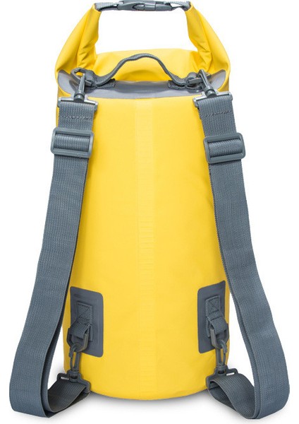 15L Su Geçirmez Kuru Çanta Kova Sırt Çantası Kayak, Rafting, Plaj Için - Sarı (Yurt Dışından) fırsatları
