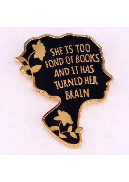 Karikatür Kitap Aşığı Broşa Yakası Pin Öğrenci Okul Çantası Rozeti Sevimli Kitap Aksesuarları Friends Için Metal Renkleri Için Eşsiz Takı Doğum Günü Hediyesi: 6 (Yurt Dışından)