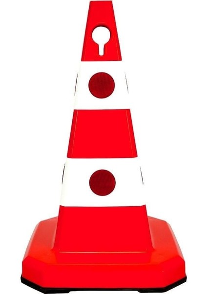 Ultra Kedi Gözlü Trafik Konisi Ağırlıklı 60 cm Trafik Dubası