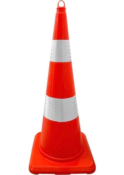 Pvc Trafik Konisi 90 cm Çift Reflektifli Trafik Dubası