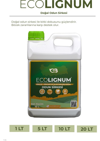 Ecolignum Doğal Odun Sirkesi 1 Lt fiyatları