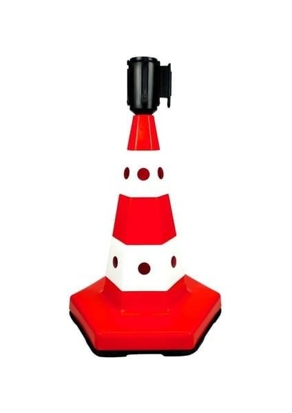 Klasik Kedi Gözlü Trafik Konisi 50 cm Ağırlıklı Trafik Dubası fırsatları