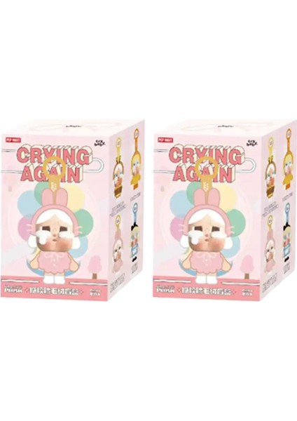 Popmart Crybaby Crying Again Seri Serisi Vinil Kutu Oyuncaklar Kawaii Anime Action Figür Caixa Caja Sürpriz Dolls Kızlar Kızlar: Kutu Ile Random 1 Adet (Yurt Dışından)